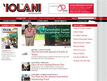 Tablet Screenshot of iolanibulletin.org